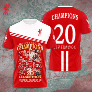 Liverpool FC 2024/25 Premier League Champions 3D Apparel – GNE 3312