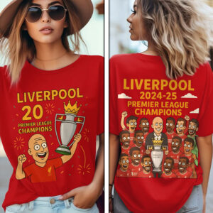 Liverpool FC 2024/25 Premier League Champions 3D Apparel - GNE NEW315