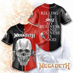 Megadeth Baseball Jersey - TMTHU513