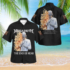Megadeth 3D Hawaiian Apparel - TMTHU384