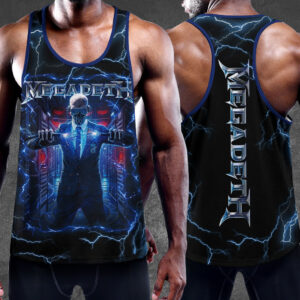 Megadeth Y-Back Muscle Tank Top - TMTHU412