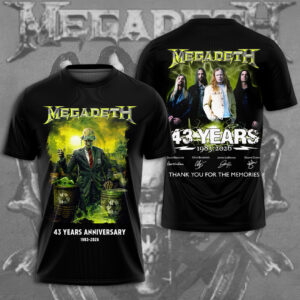 Megadeth 3D Apparel - TMTHU437