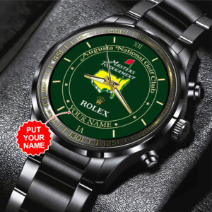 Personalized Masters Tournament x Rolex Black Stainless Steel Watch – MAITM 7632