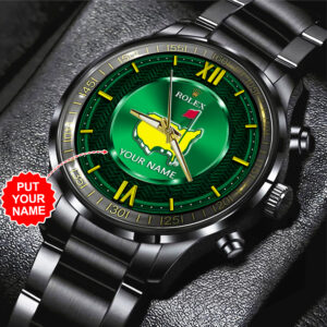 Personalized Masters Tournament x Rolex Black Stainless Steel Watch - MAITM 10536