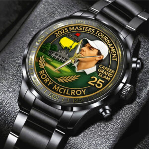 Masters Tournament x Rory McIlroy Black Stainless Steel Watch - MAITM 10740