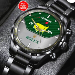 Personalized Masters Tournament x Rolex Black Stainless Steel Watch - MAITM 6383
