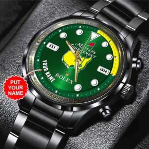 Personalized Masters Tournament x Rolex Black Stainless Steel Watch - MAITM 6312