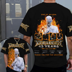 Megadeth Band 3D Apparel - MAITM12565