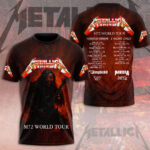 Metallica 2025 World Tour 3D Apparel - MAITM12626