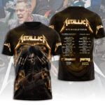 Metallica 2025 World Tour 3D Apparel - MAITM12627