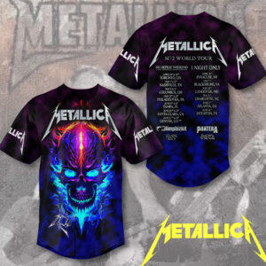 Metallica Baseball Jersey - MAITM 11474