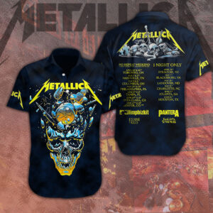 Metallica Short Sleeve Button-Down Shirt – MAITM 11554