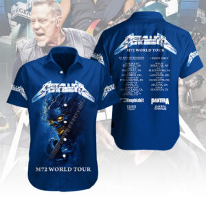 Metallica Short Sleeve Button-Down Shirt – MAITM 11581