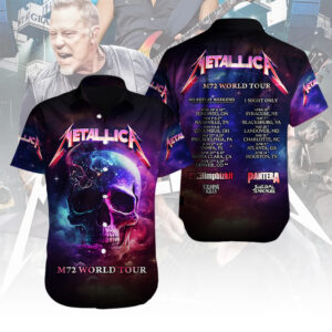 Metallica Short Sleeve Button-Down Shirt – MAITM 11657