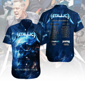 Metallica Short Sleeve Button-Down Shirt – MAITM 11656