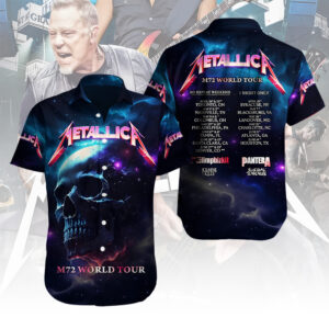 Metallica Short Sleeve Button-Down Shirt – MAITM 11658