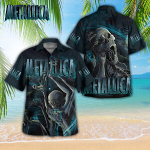 Metallica 3D Hawaiian Apparel - TANTN 12160