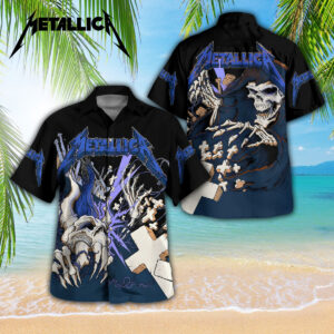 Metallica 3D Hawaiian Apparel - TANTN 12162