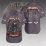 Metallica Short Sleeve Button-Down Shirt – HOATT 10934.1