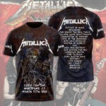 Metallica 3D Apparel - GNE NEW344