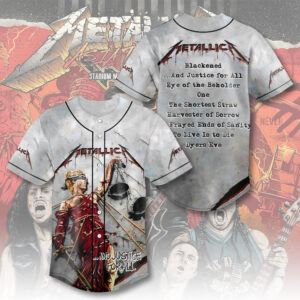 Metallica Baseball Jersey - HOATT 11012