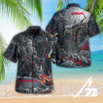 Metallica 3D Hawaiian Apparel - TANTN 12161