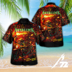 Metallica 3D Hawaiian Apparel - TANTN 12165