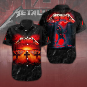 Metallica Short Sleeve Button-Down Shirt – NGHIAVT 1657.1
