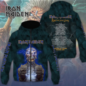 Iron Maiden Band 3D Windbreaker Jacket - NGHIAVT 1720