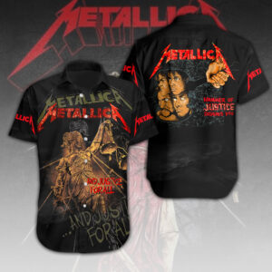 Metallica Short Sleeve Button-Down Shirt – NGHIAVT 1811.8
