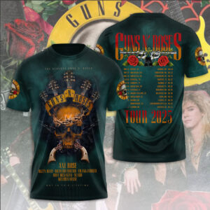 Guns N’ Roses 3D Apparel - NGHIAVT 1957