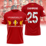Liverpool FC 2024/25 Premier League Champions 3D Apparel - NGHIAVT 2224