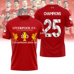 Liverpool FC 2024/25 Premier League Champions 3D Apparel - NGHIAVT 2224
