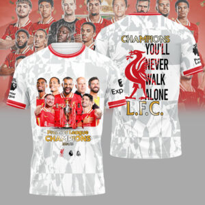 Liverpool FC 2024/25 Premier League Champions 3D Apparel - NGHIAVT 2225