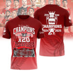 Liverpool FC 2024/25 Premier League Champions 3D Apparel - NGHIAVT 2226