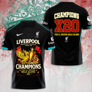 Liverpool FC 2024/25 Premier League Champions 3D Apparel - NGHIAVT 2235