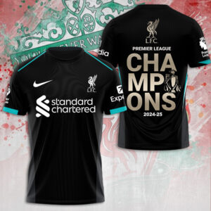 Liverpool FC 2024/25 Premier League Champions 3D Apparel - NGHIAVT 2236