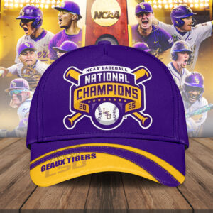 LSU Tigers Baseball 2025 National Champions Classic Cap - NGHIAVT 2858