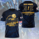 Oklahoma City Thunder 2025 NBA Champions 3D Apparel – NGHIAVT 2874