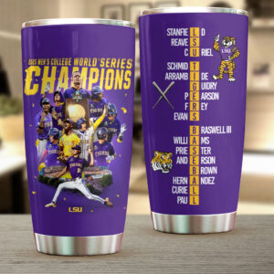 LSU Tigers Baseball Tumbler Cup - NGHIAVT 2879