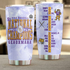 LSU Tigers Baseball Tumbler Cup - NGHIAVT 2880