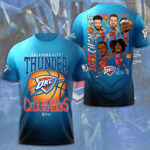 Oklahoma City Thunder 2025 NBA Champions 3D Apparel – NGHIAVT 2882
