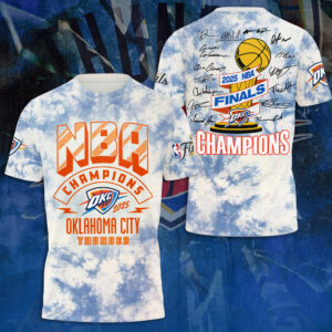 Oklahoma City Thunder 2025 NBA Champions 3D Apparel - NGHIAVT 2884
