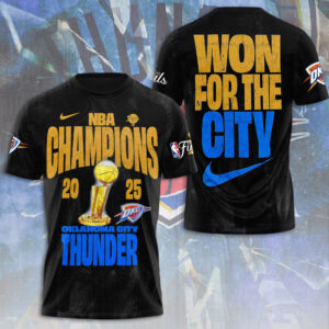 Oklahoma City Thunder 2025 NBA Champions 3D Apparel - NGHIAVT 2885