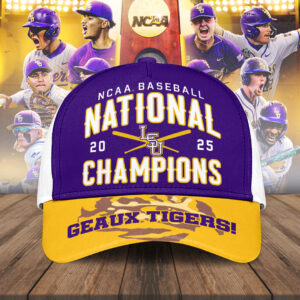 LSU Tigers Baseball 2025 National Champions Classic Cap - NGHIAVT 2890