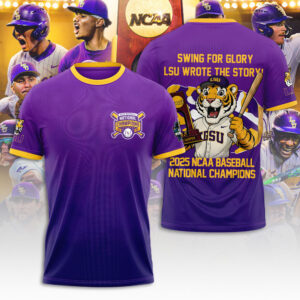 LSU Tigers Baseball 2025 National Champions 3D Apparel - NGHIAVT 2903