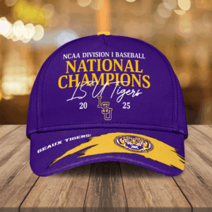 LSU Tigers Baseball 2025 National Champions Classic Cap - NGHIAVT 2909