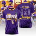 LSU Tigers Baseball 2025 National Champions 3D Apparel – NGHIAVT 2910