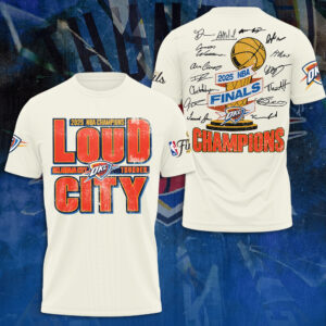 Oklahoma City Thunder 2025 NBA Champions 3D Apparel - NGHIAVT 2914