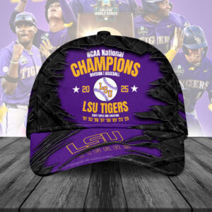 LSU Tigers Baseball 2025 National Champions Classic Cap - NGHIAVT 2944